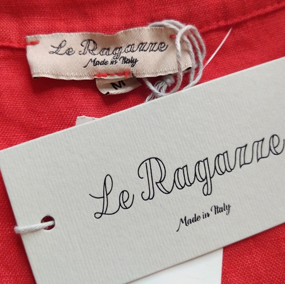 LE REGAZZE Made in Italy Linen Fit and Flare Dress - Picture 15 of 16